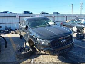 128-11145r Ford Truck Passenger Side View Mirror Power With Blind Spot Alert Fits 19-22 Ranger 8353280