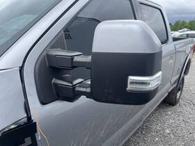 128-11971bl Ford Truck Driver Side View Mirror Power Dual Arms Fits 20-22 F250sd Pickup 695769