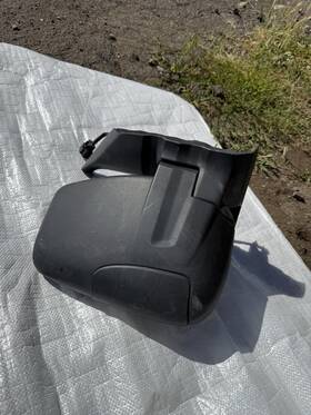 128-12486r Ford Truck Passenger Side View Mirror Low Roof Dual Arms Fits 2019-2023 Transit 150 #38356