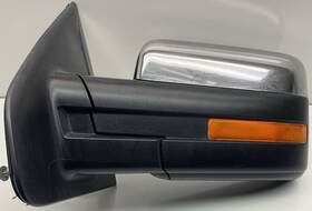Bl34-17683-eesmas Ford Truck 11-14 F150 Lh Side Door Mirror Chrome Cap Heated Power Fold Bl3417683eesmas