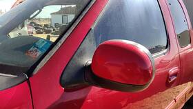 Ford Trucks F85z17683fab 1998-2004 F150 Driver Left Power Side Mirror Door Mounted Oem Red E4