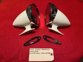 Sm69ho Fusick 1969 Oldsmobile Hurst/olds Outside Rear View Mirrors