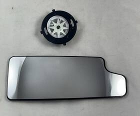 84468913 General Motors 20 - 25 Silverado Sierra Rt Right Mirror Lower Glass With Mount Used Genuine Oem