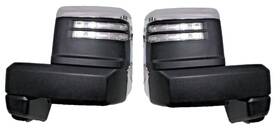 84994407 General Motors Oem 20-23 Chevy Silverado Sierra 1500 Chrome Camera Blind Spot Tow Mirror Set