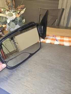 Gm1320244 General Motors Left Manual Towing Mirror For 1999-2007 Silverado Sierra Suburban Oem