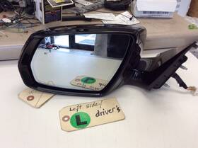 87610-b1bv0 Genesis 2018 - 2020 G80 Oem Left Black Door Mirror Small Scratch