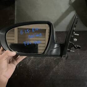 87610-4c020 Genuine Kia 2011-2013 Optima Driver Left Lh Side View Door Mirror Black Oem
