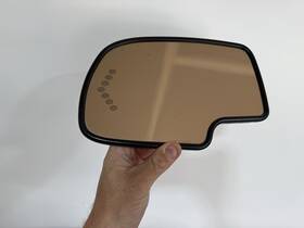88980721 Gm 03-06 Yukon Tahoe Suburban Driver Side Mirror Glass Auto Dimming Oem