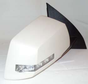 32842450 Gmc 2013 -2017 Acadia Traverse Front Right Rh Door Mirror With Blind Spot Pearl White