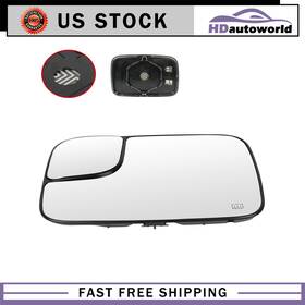 Hd131ds567f441 Hdautoworld Heated Fits For 2002-2004 Dodge Ram Chrome Housing Mirror Truck Driver Left Side