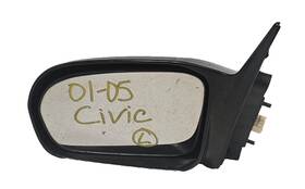 Hn33990-dmnr Headlightsdepot 2001-2005 Honda Civic Left Passenger Side Door Mirror Black
