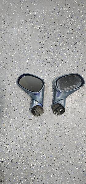 128-53049l Honda Left And Right Side View Mirror Manual Fits 1993-1997 Del Sol