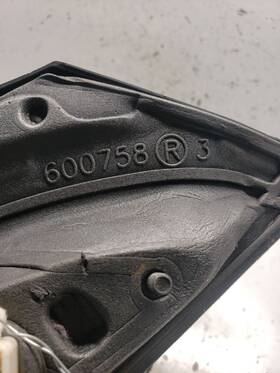 128-53186ar Honda Passenger Side View Mirror Power Coupe 2 Door Fits 06-11 Civic 1354959