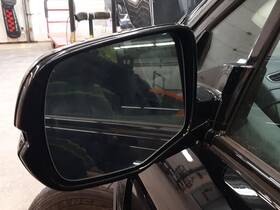 Honda 128-65930l Oem Side View Door Mirror For Ridgeline Left Blk Pwr Heat Cvr Scratch