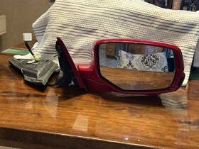 76200-t3l-ag16-m6 Honda 2017 Accord Rh Passenger Side View Power Door Mirror Camera Oem Works