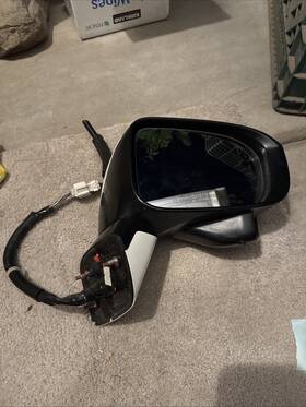 76208-tr4-a31 Honda 2014 2015 Civic Side Mirror Right Passenger With Camera White