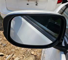 76250-stk-a03za Honda 2009-2012 Fit Door Mirror White Driver Side Folding Oem Painted Power
