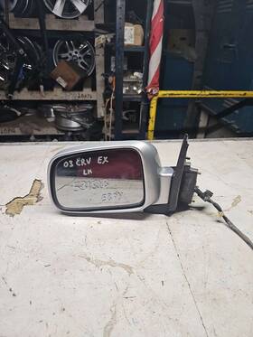 76250scaa11za Honda 2002-2006 Crv Silver Power Non Heated Left Driver Door Mirror