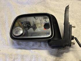 E6010056 Honda 1997-2001 Cr-v Crv Driver Left Side Power Mirror Manual Fold Oem Black