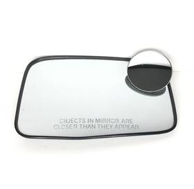 Sr1000 Honda 9573r 2011-2016 Cr-z Right Passenger Side Heated Mirror Glass Framed Oem Sr1000 Honda 9573r 2011-2016 Cr-z Right Passenger Side Heated Mirror Glass Framed Oem