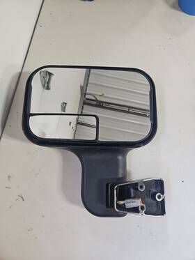 H1lh2-05 Hummer Bas1050 Lh Power/heated Mirror 2pc Glass Black Casing.