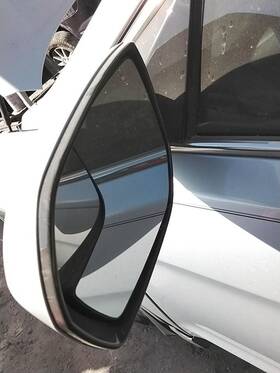 128-10672l Hyundai Driver Side View Mirror Electric With Heated Lwb Fits 17-19 Santa Fe 1420690