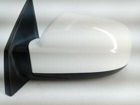 128-53610al Hyundai 05-09 Tucson Driver Left Side Mirror White Power Heated Oem Used