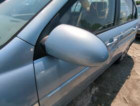 128-53619 Hyundai 2006-2007 Accent Driver Left Side View Power Door Mirror Blue L7qrg