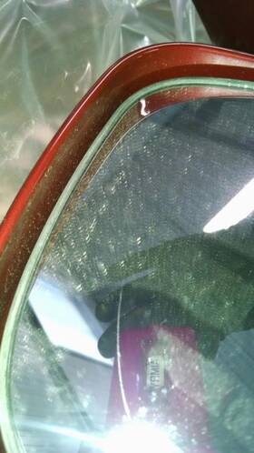 128-64935al Hyundai Oem Side View Door Mirror For Santa Fe Left Red Pwr Tested Gd Cvr Scratches 128-64935al Hyundai Oem Side View Door Mirror For Santa Fe Left Red Pwr Tested Gd Cvr Scratches