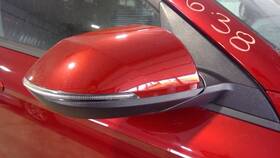 128.hy1525 Hyundai 2025 Kona Right Passenger Door Mirror Ultimate Red Metallic R2p 500280