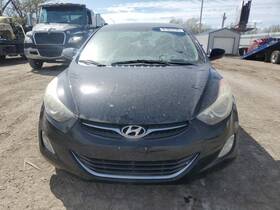 397363 Hyundai Used Left Door Mirror Fits 2013 Elantra Power Heated Sdn Without Turn Signa