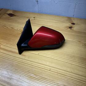 87610-c2520pr3 Hyundai 18 19 Sonata Left Driver Side Door Mirror Turn Blind Spot Red Used Lh