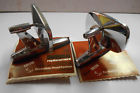 Ib28 Yankee Vintage Nos Rectangle Chrome Mirrors Classic Muscle Cars Hot