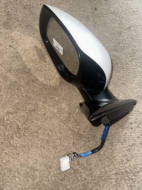 Infiniti 436414524505 2014 - 2019 Q50 Driver Side View Door Mirror White With Camera Left