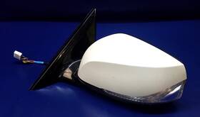 96302-6hh2b Infiniti 16-20 Q50 Left Side View Door Mirror Without Camera And Glass White # 71741 96302-6hh2b Infiniti 16-20 Q50 Left Side View Door Mirror Without Camera And Glass White # 71741