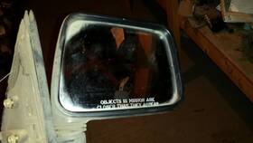 128-54554r Isuzu Passenger Right Side View Mirror Manual Fits 94-97 Passport 237887