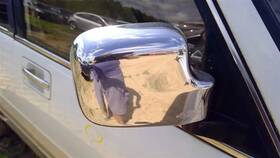 128-54583cr Isuzu Passenger Side View Mirror Power Chrome Fits 98-02 Trooper 10282286