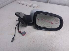 128-10423ar Jaguar 2017 Xjl Passenger Side View Mirror Gloss Black White Cap Power Folding
