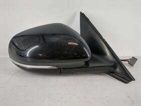 128-50951 Jaguar 2010-2015 Xf Passenger Right Side View Power Door Mirror Black W4uqk