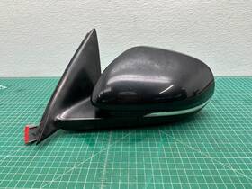 C2d42126 Jaguar 10-19 Xj Xjr Front Left Driver Side Rear View Door Mirror Black Oem