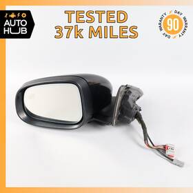 C2d44363 Jaguar 16-19 X351 Xj Xjr Left Side Rear View Mirror With Blind Spot Camera Oem 37k