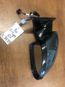 T2r1059 Jaguar Front Right Door Mirror Assembly Firenze Grey Oem F-type