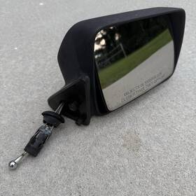 55034123 Jeep Cherokee Xj 84-96 Oem Passenger Right Black Manual Exterior Door Mirror