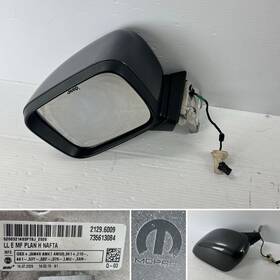 735613084 Jeep 2015-2020 Renegade Driver Left Side View Manual Door Mirror Oem