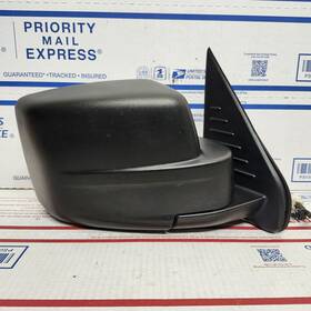 P57010076ab Jeep 08-12 Liberty Passenger Right Side View Power Door Mirror Black Oem