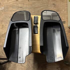 80710 K-source Pair Towing Mirror Extension Snap-on Manual Set Of 2 For Dodge Ram 1500 2500