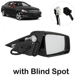 1kpmb1214020 Karpal Black Right Passenger Side Mirror For Mercedes C250 300 350 2010-2014 204810