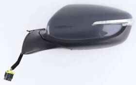 23916 Kia 14 - 16 Forte Sedan Heated Driver Side Mirror With Turn Signal Graphite