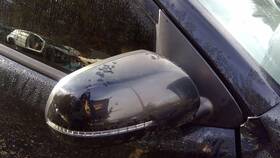 876201m005 Kia 11-13 Forte Sedan Power Door Mirror With Signal Rh Passenger Side Black Eb