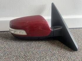 876201u050tr3 Kia 2011-2015 Sorento Passenger Right Side View Power Door Mirror Red F12s2